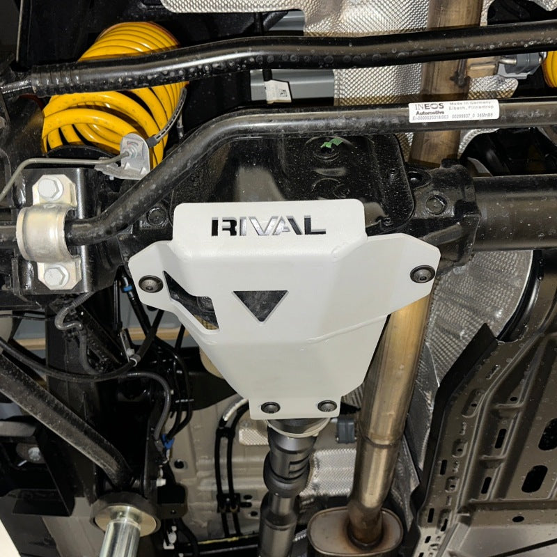 RIVAL Aluminum Rear Differential Skid Plate 2023-2026 Ineos Grenadier 2024-2026 Ineos Quartermaster