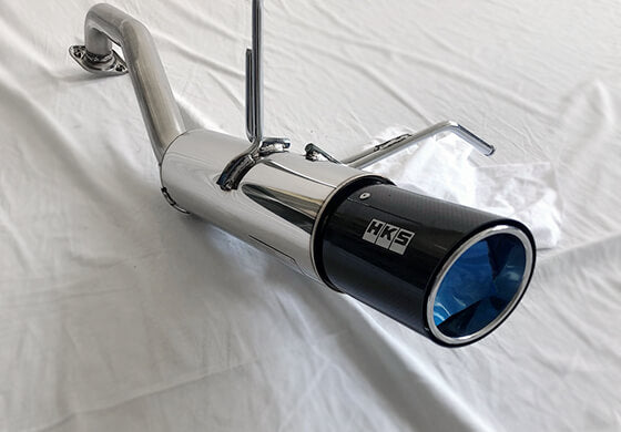 HKS Hi-Power Carbon Axle Back Exhaust 2018-2020 Honda Fit GK5 (L15B)