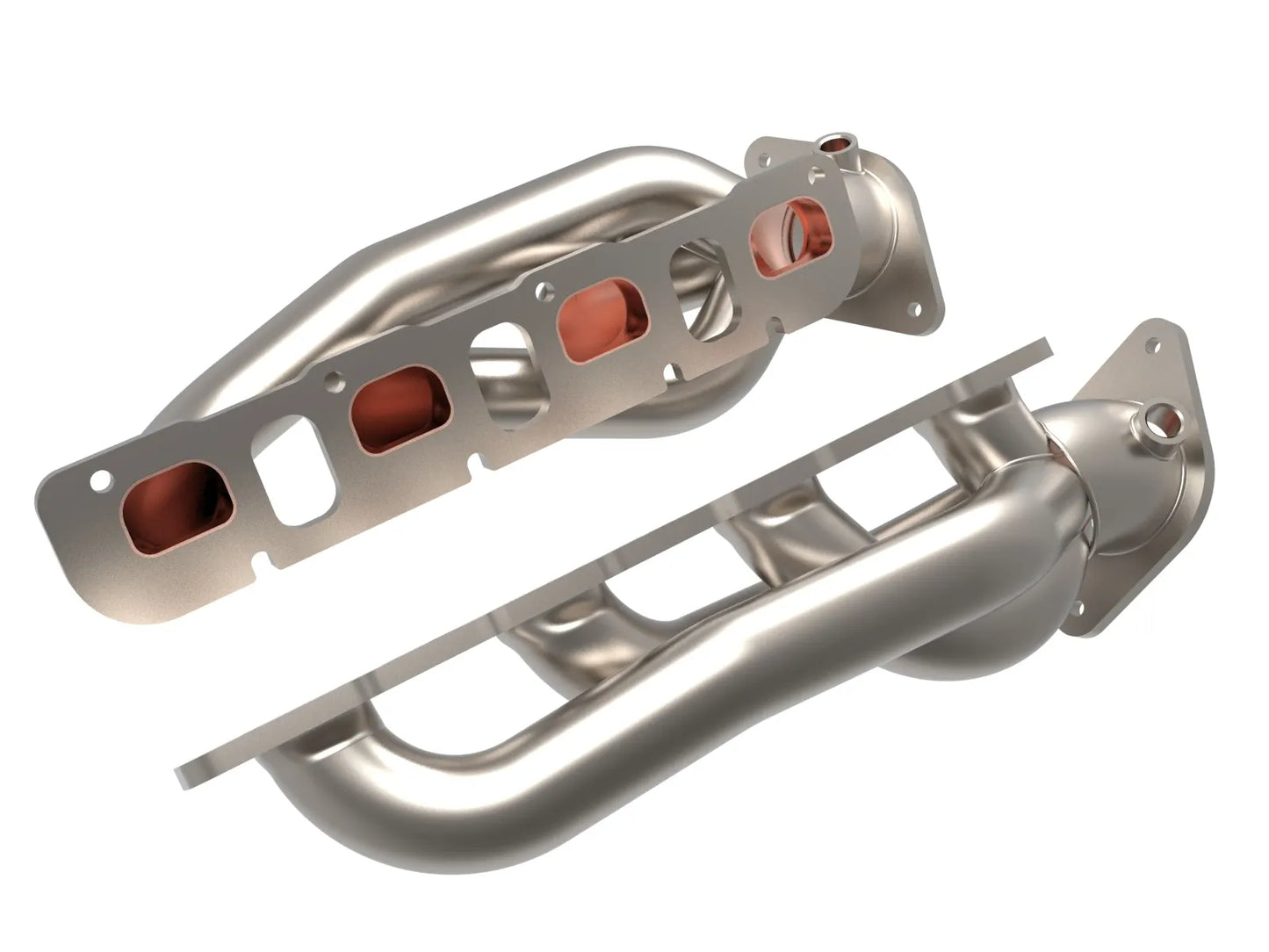 AFE Twisted Steel 304 Stainless Steel Short Tube Header 2021-2024 RAM TRX 1500 (V8, 6.2L)