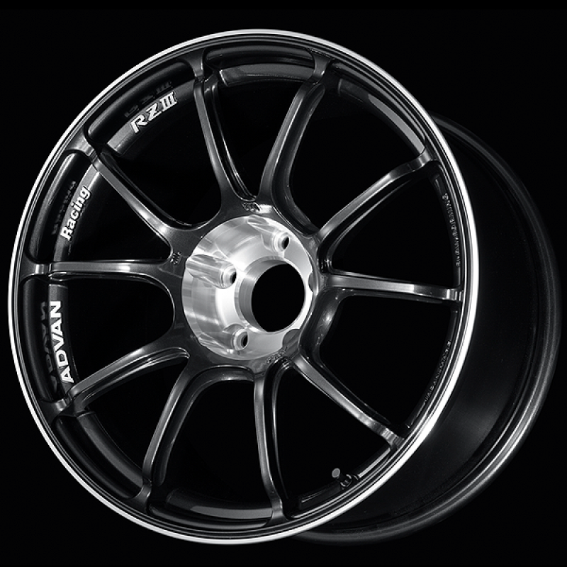 18x7.5 Advan RZIII Black Gun Metallic & Diamond Cut – Darkside