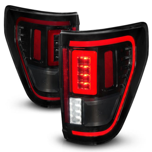 Anzo Smoke Lens LED Taillight: 2021-2023 Ford F-150