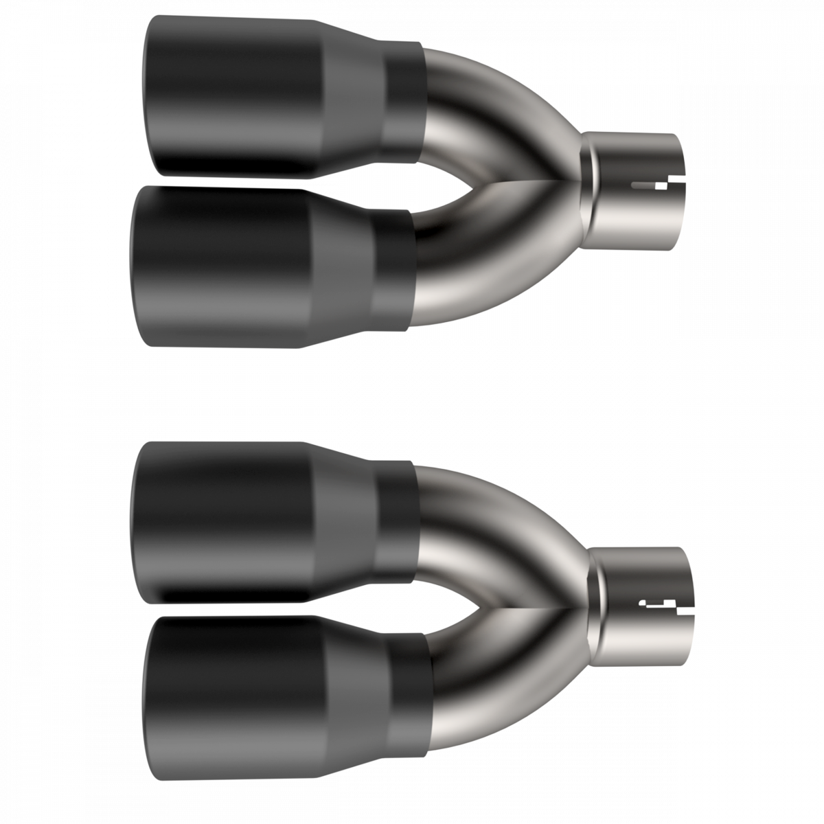 Quick Time Performance Black Quad Tip Adapter 2015-2023 Dodge Challenger 5.7L