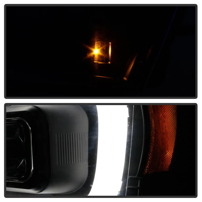 2007-2014 Chevy Suburban 1500/2500 / 2007-2014 Chevy Tahoe / 2007-2014 Avalanche ( LED Low Beam ) Headlights - Low Beam: LED - High Beam: H1 (Included) - Signal: - Black