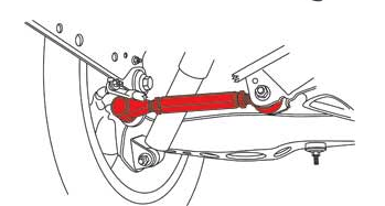 SPC Performance Adjustable Rear Toe Arm Toyota Corolla / Lexus CT200h, HS250h / Scion iM, tC