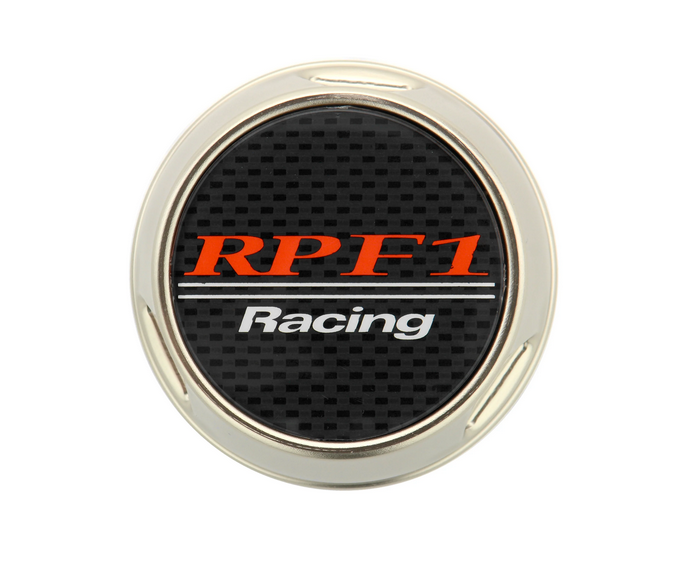 Enkei RPF1 Center Caps - Set Of 4 Silver Caps For RPF1 & RP03 Wheels (16", 17", 18")