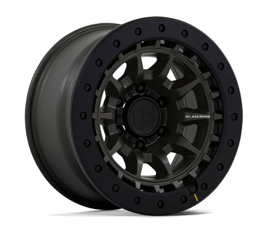 17x8.5 Black Rhino Tusk BR016 Olive Drab Green – Darkside Motoring