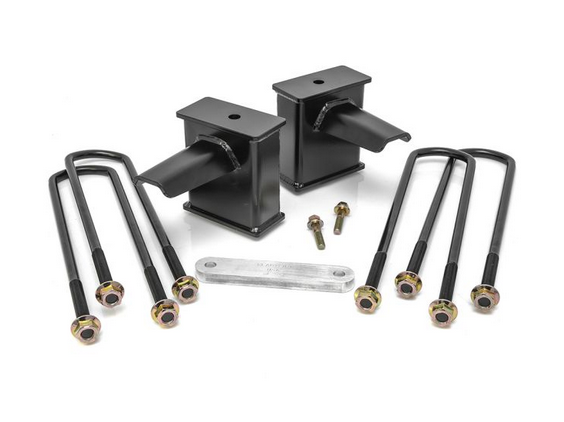 ReadyLift 6.5" Tall Tapered Block Kit - 2-Piece Drive Shaft 2017-2024 Ford F250/F350 Super Duty