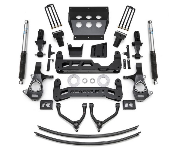 ReadyLift 9" Lift Kit 2014-2018 GM Silverado / Sierra 1500 w/ Cast Steel Suspension w/ Bilstein Rear Shocks