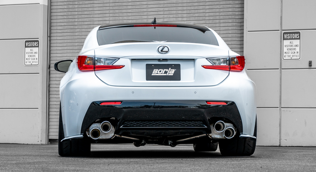 Borla S-Type Axle-Back Exhaust System 2015-2024 Lexus RC F / IS 500 5.0L V8