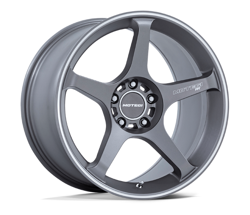 17x8.5 Motegi Battle V MR159 Gunzilla w/ Machined Lip Stripe 17x8.5 Motegi Battle V MR159 Gunzilla w/ Machined Lip Stripe