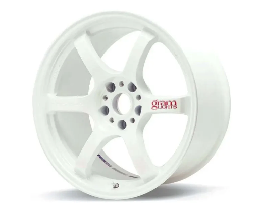 Gram Lights 57DR 15X8.0 +28 4-100 CHAMPION WHITE (Honda Civic / Integra)