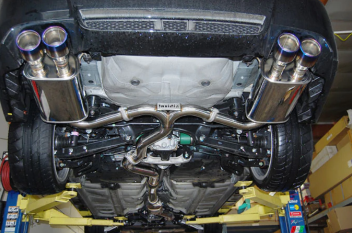 Invidia Q300 Cat-Back Exhaust 2011-2014 Subaru WRX/STI Sedan (Titanium Tips)