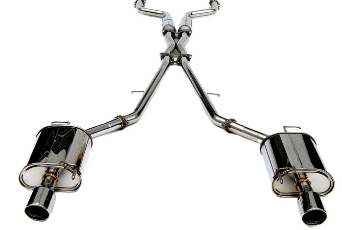 Invidia Q300 Cat-Back Exhaust 2007-2008 Infiniti G35 Sedan, 2009-2014 G37 Sedan, 2015-2016 Q40 (SS tips)