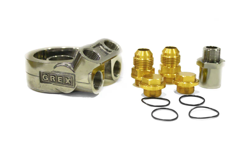 Greddy Oil Cooler Block Adapter Type E - Universal STD