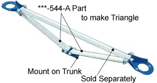 Cusco Strut Bar Type OS-T Rear Strut Bar 1989-1994 Nissan 240sx / Silvia (S13)