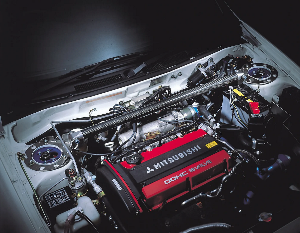 Cusco Type CB Carbon Front Strut Bar 1997-2001 Mitsubishi Lancer Evolution IV / VI / V