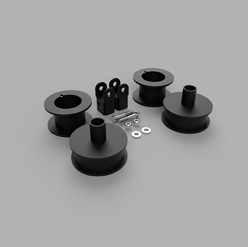 Traxda Lift Kit 2007-2018 Jeep Wrangler JK/JK Unlimited (3" Front / 2" Rear)