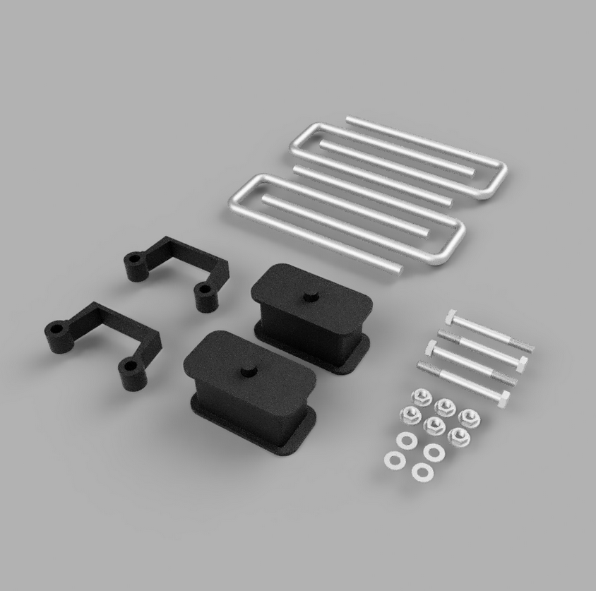 Traxda Lift Kit 2007-2018 Chevrolet Silverado 1500 / GMC Sierra 1500 (2" Front / 1" Rear)