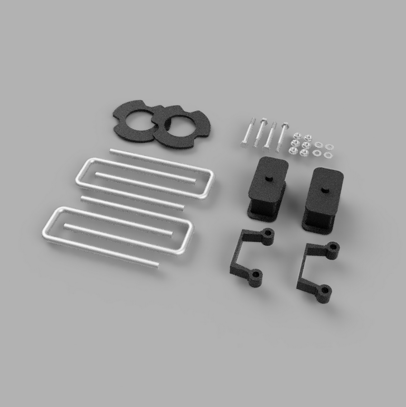 Traxda Lift Kit 2007-2018 Chevrolet Silverado 1500 / GMC Sierra 1500 (2-2.5" Front / 1" Rear)