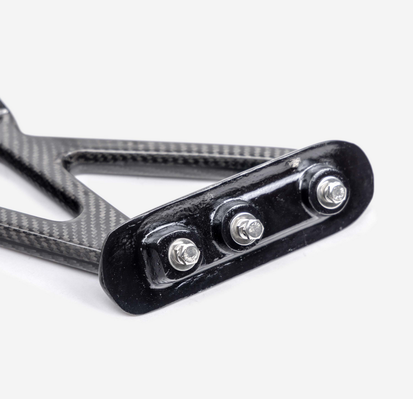 Seibon OEM-style carbon fiber rear spoiler mounting bracket for 2023-2025 Honda Civic Type R