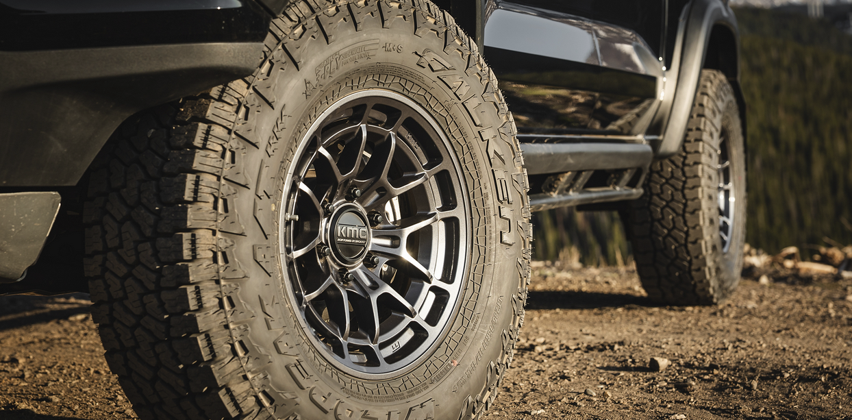 17x8.5 KMC Archer KM732 Matte Black