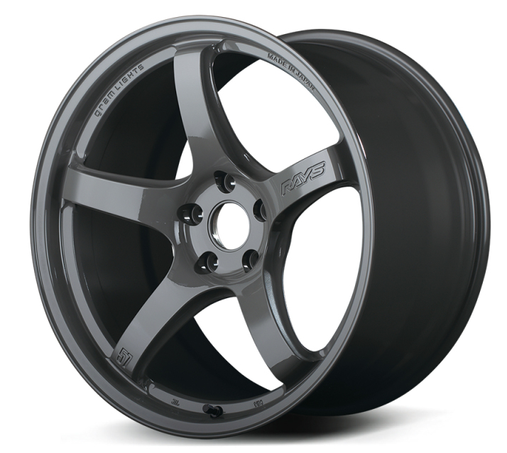 18x9.5 Gram Lights 57CR Glossy Gray / 5x114.3 / +38mm