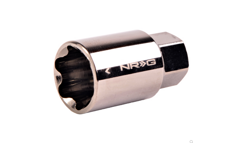 NRG LN-K200 Lug Nut Lock Key Socket Black Chrome
