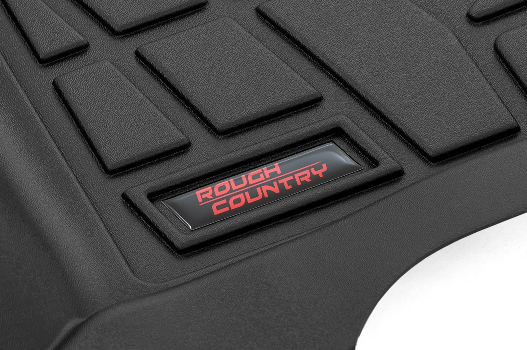 Rough Country Sure-Fit Floor Mats 2023-2026 Chevy Colorado / GMC Canyon (2WD/4WD)
