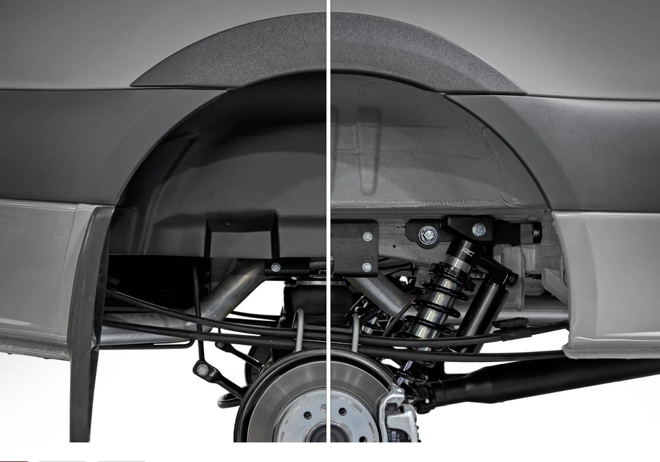 Rough Country Rear Wheel Well Liners 2019-2022 Mercedes-Benz Sprinter 3500 / 2019-2025 Sprinter 3500XD