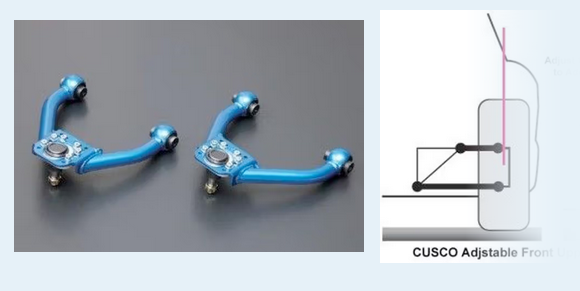 Cusco Front Adjustable Upper Arm 1996-2000 Toyota JZX100 / Mark II / Chaser / Cresta