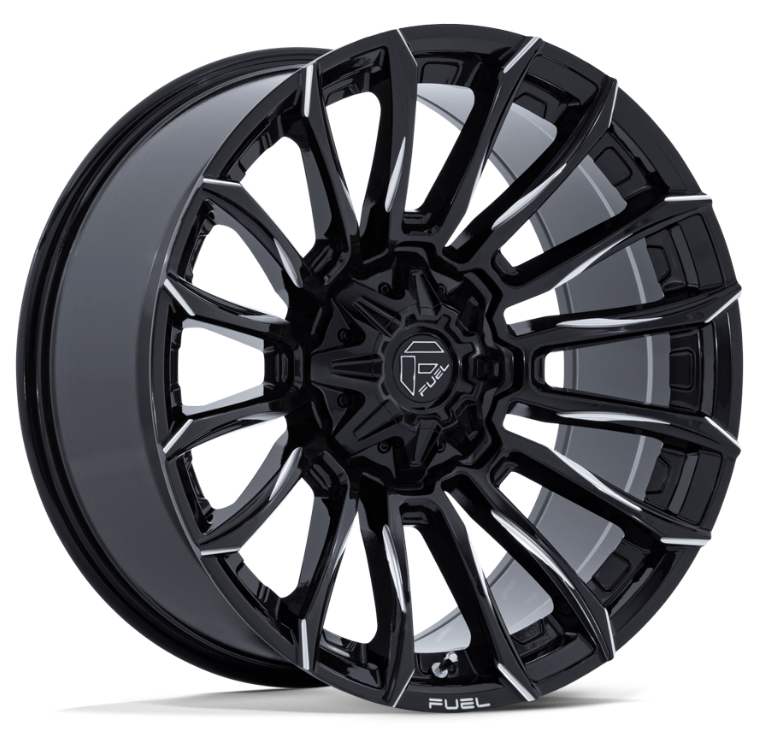22x9.0 Fuel Blade FC889 Gloss Black Milled – Darkside Motoring