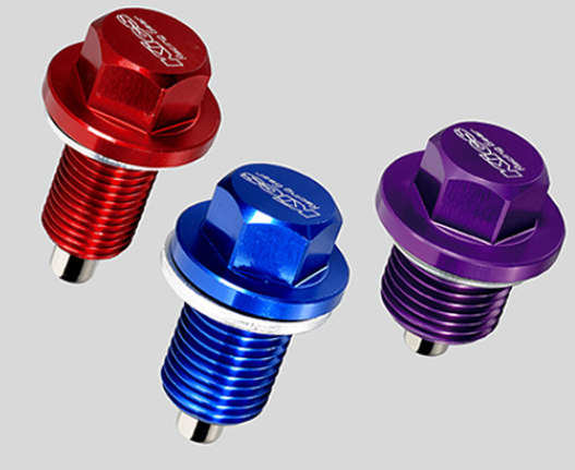 Project Kics Toyota/Daihatsu/Nissan Red Magnetic Drain Bolt - M12X1.25