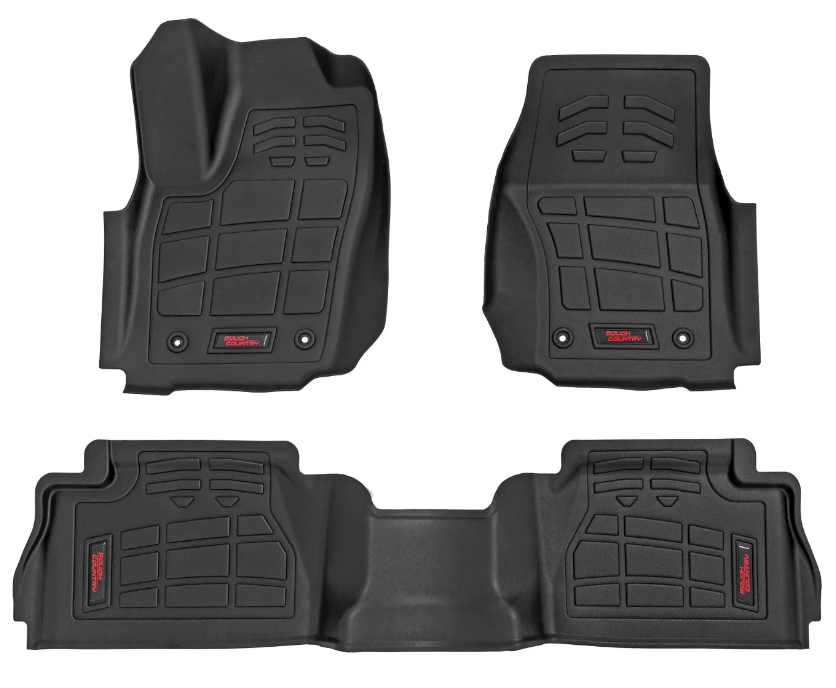 Rough Country Sure-Fit Floor Mats 2024-2026 Toyota Tacoma 2WD/4WD