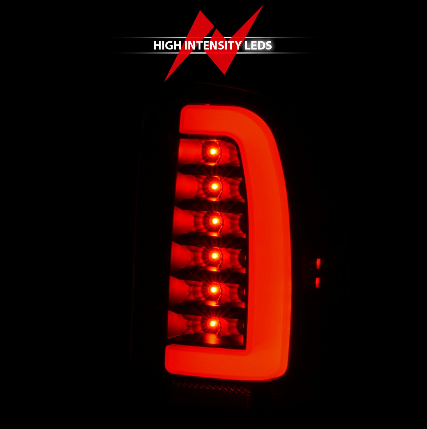 ANZO 1995-2000 Toyota Tacoma LED Taillights Chrome Housing Clear Lens (Pair)