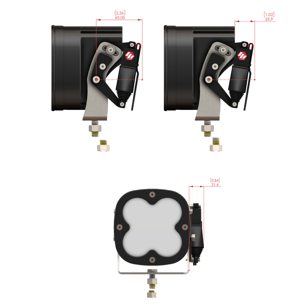 Baja Designs Reflex Light Actuator Kit – XL Standard Housing - Universal