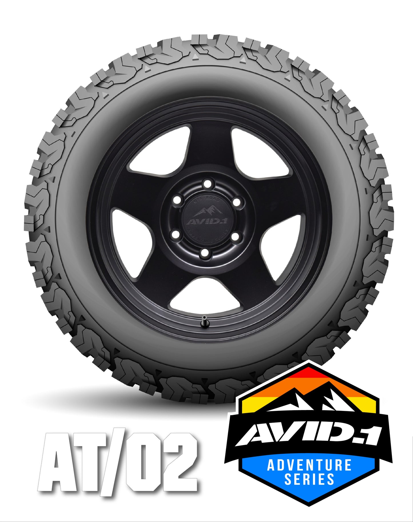 17" AVID.1 Off Road AT02 Matte Black