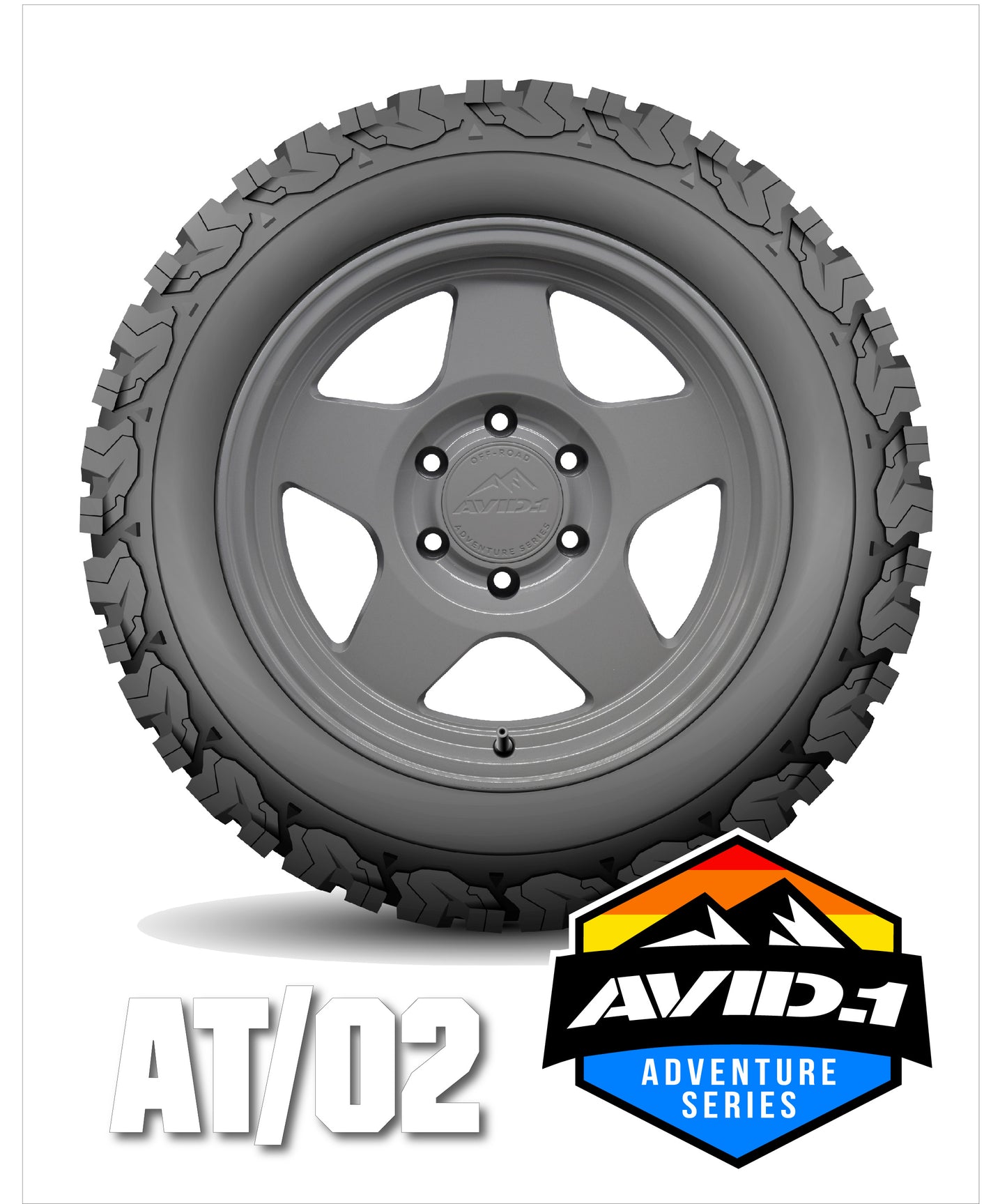 17" AVID.1 Off Road AT02 Nardo Grey