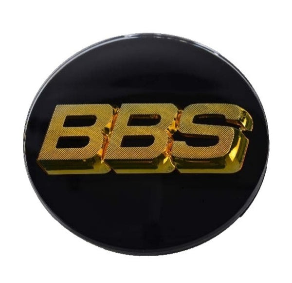 BBS Center Cap 80.6mm Black/Gold