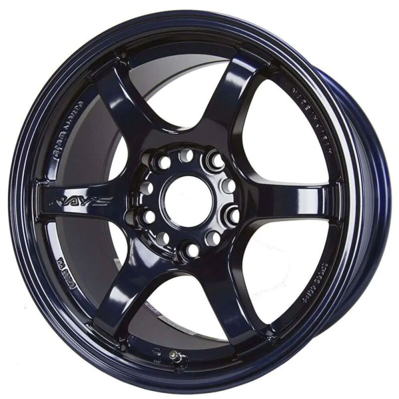 18x10.5 Gram Lights 57DR Dark Blue Chrome 5x114.3 Bolt Pattern / +12mm Offset