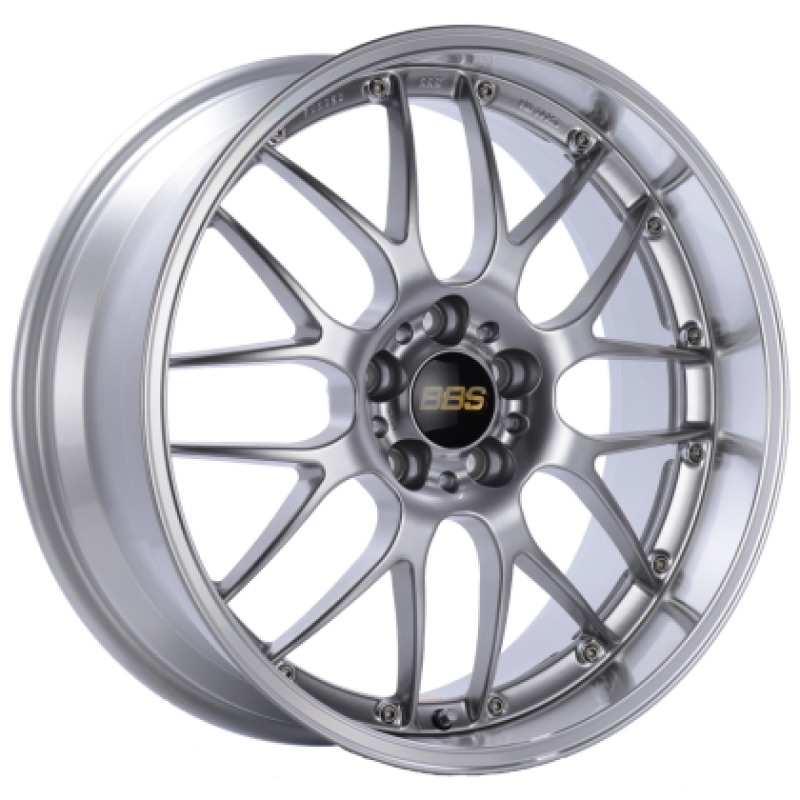 20x10 BBS RS-GT Diamond Silver Center / Diamond Cut Lip
