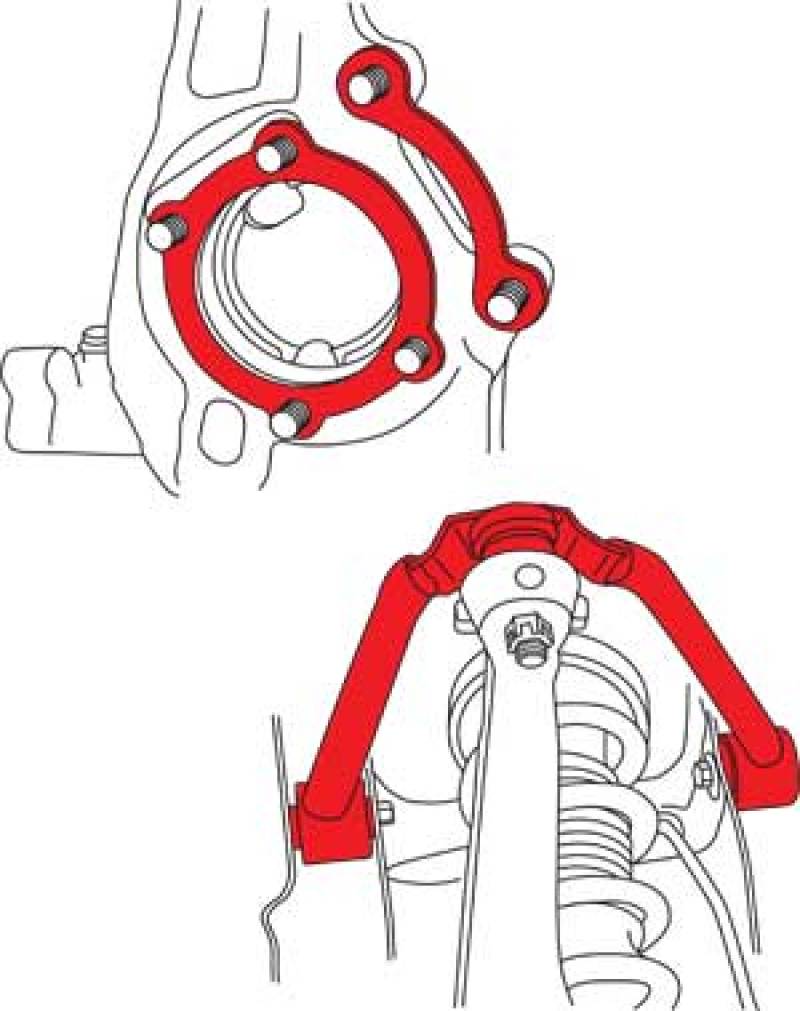 SPC Front Adjustable Upper Control Arms 2003-2007 Infiniti G35 / 2003-2008 Nissan 350Z