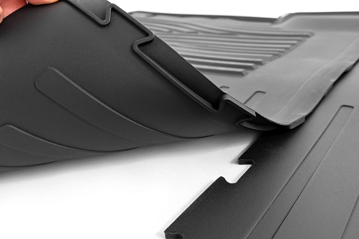 Rough Country Flex-Fit Floor Mats 2015-2025 Ford F-150 / 2022-2025 F-150 Lightning / 2017-2025 Raptor