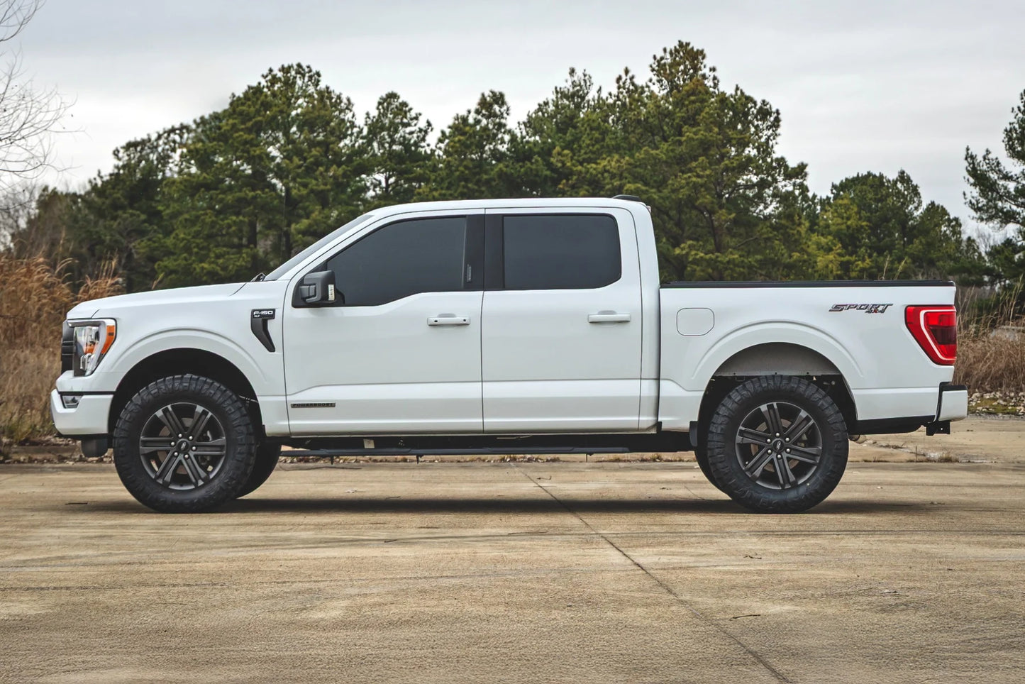 Rough Country TR2 Running Boards 2015-2026 Ford F-150/F-250/F-350 2WD/4WD