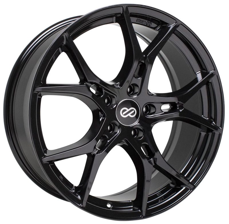 17x7.5 Enkei Vulcan Gloss Black