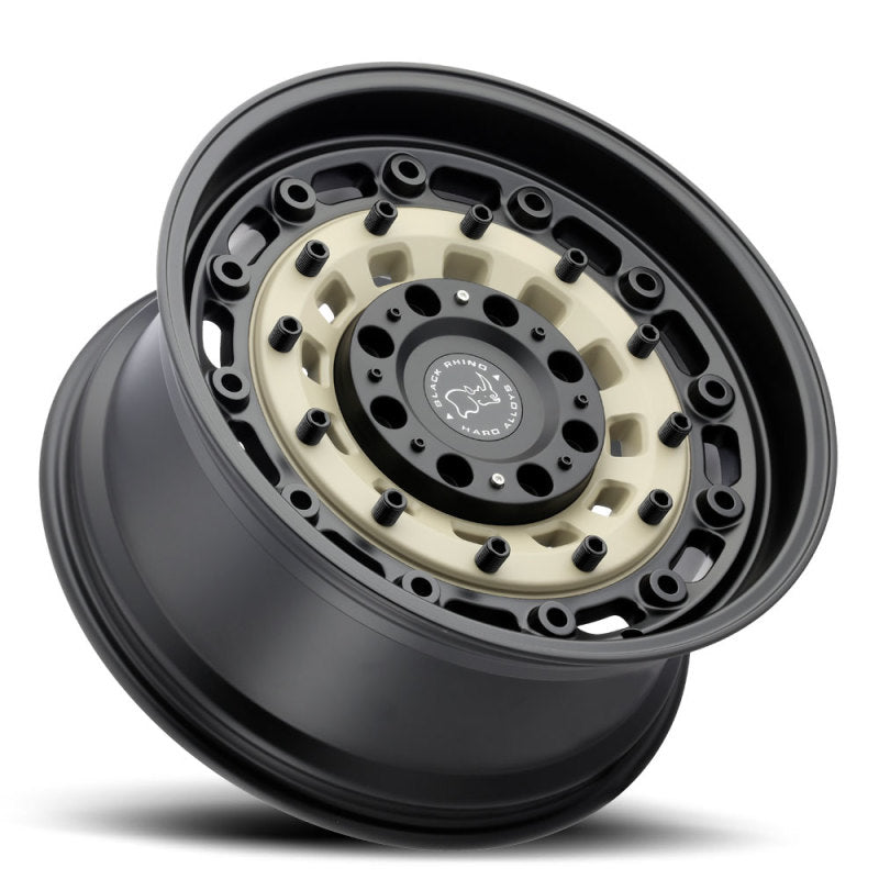 18x8.0 Black Rhino Arsenal Sand On Black Wheel