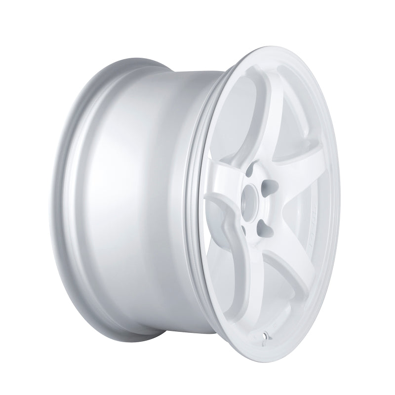 18x9.5 Enkei PF05 5x114.3 38mm Offset 75mm Bore White Pearl Wheel