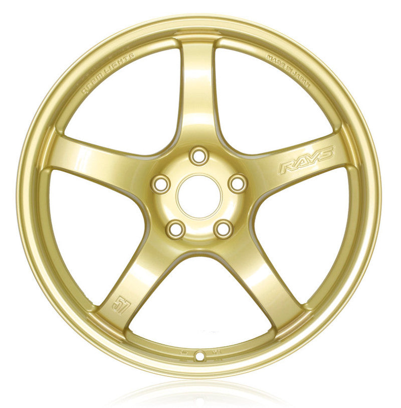 18x9.5 Gram Lights 57CR +38 5X114.3 E8 Gold