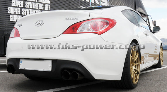 HKS Legamax Premium Exhaust System 2009-2014 Hyundai Genesis V6 & 2.0L (rear section)