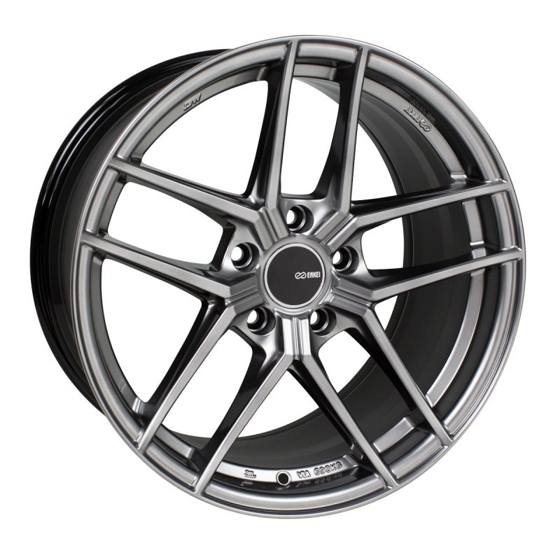 Enkei TY5 18x8.5 5x120 38mm Offset 72.6mm Bore Hyper Silver Wheel