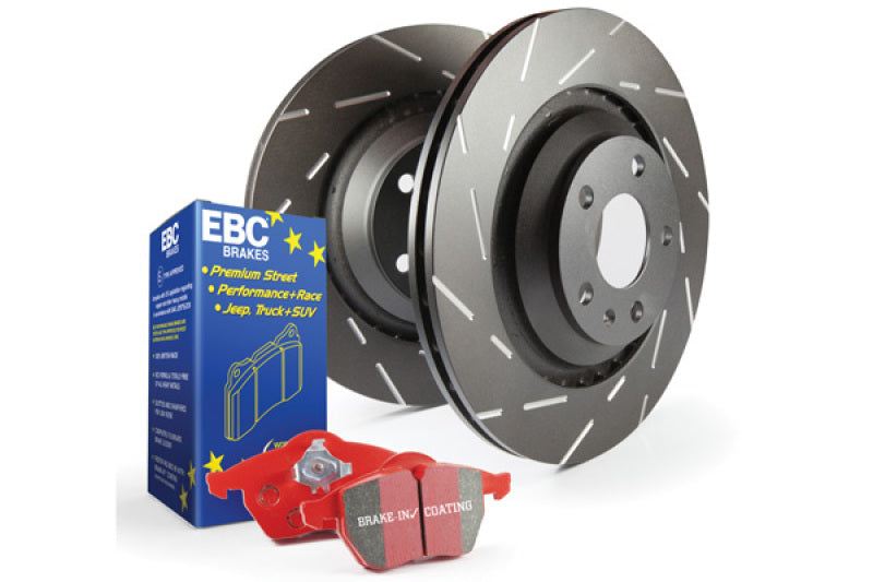 EBC S4 Kit Redstuff and USR Rotors 2017-2018 Mazda 3 (rear)